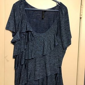 Allie & Rob Size 3x Ruffle Top
